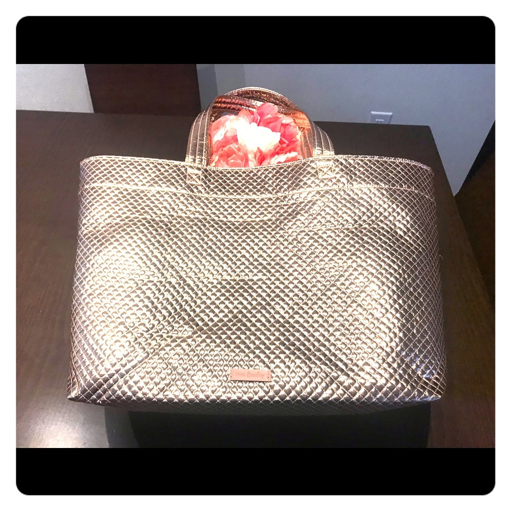 Vera Bradley Rose Gold Tote Bag